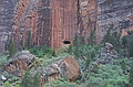 Air shaft into 1.1-mile-long tunnel at Zion National Park